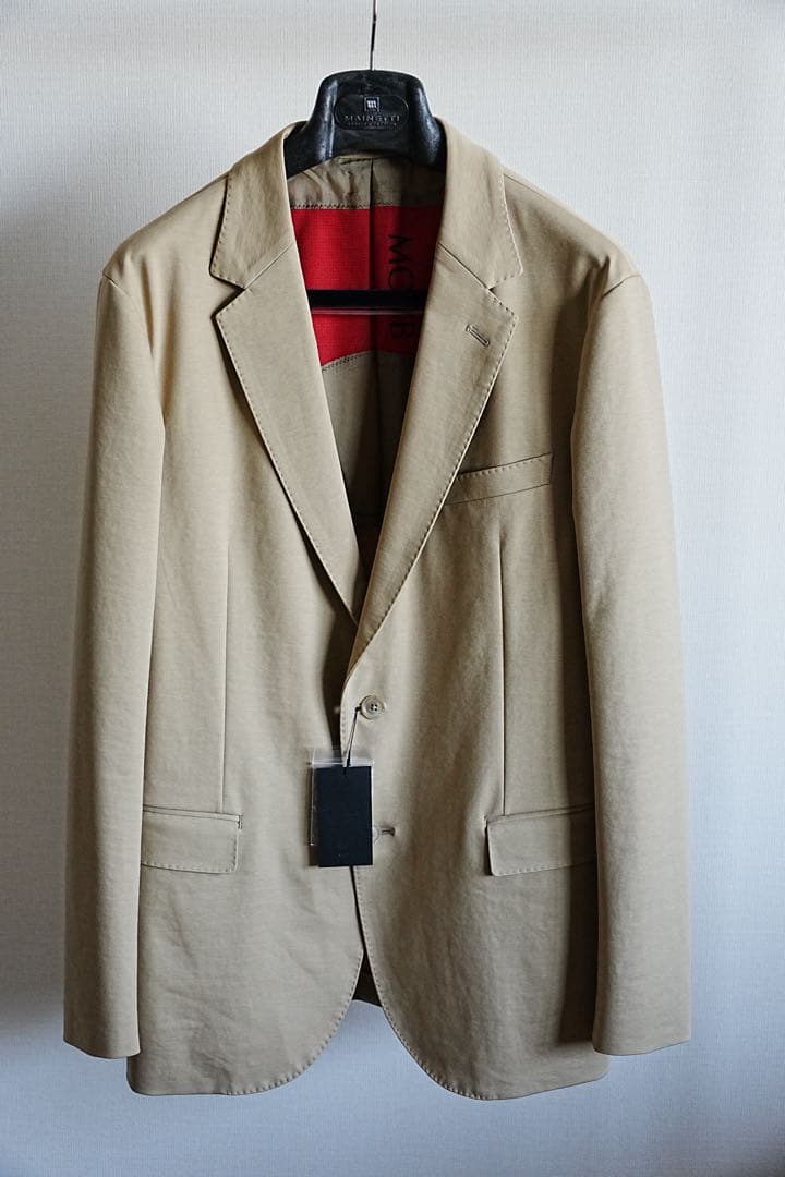 新品‼️MOVB Duplex Cotton シングル２Bジャケット ベージュ