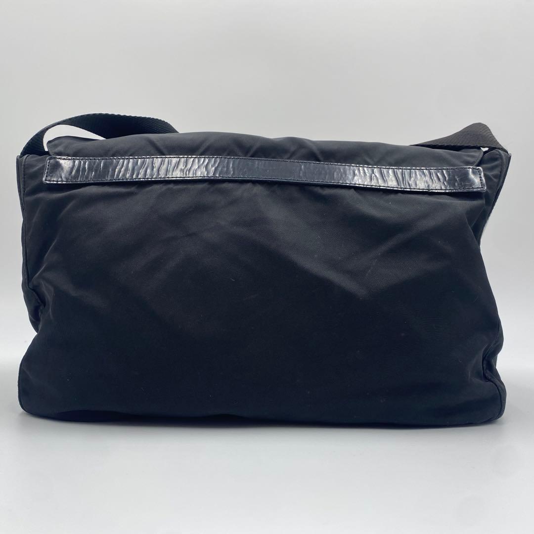 美品 プラダ テスートナイロン メッセンジャー ショルダーバッグ クロスボディ