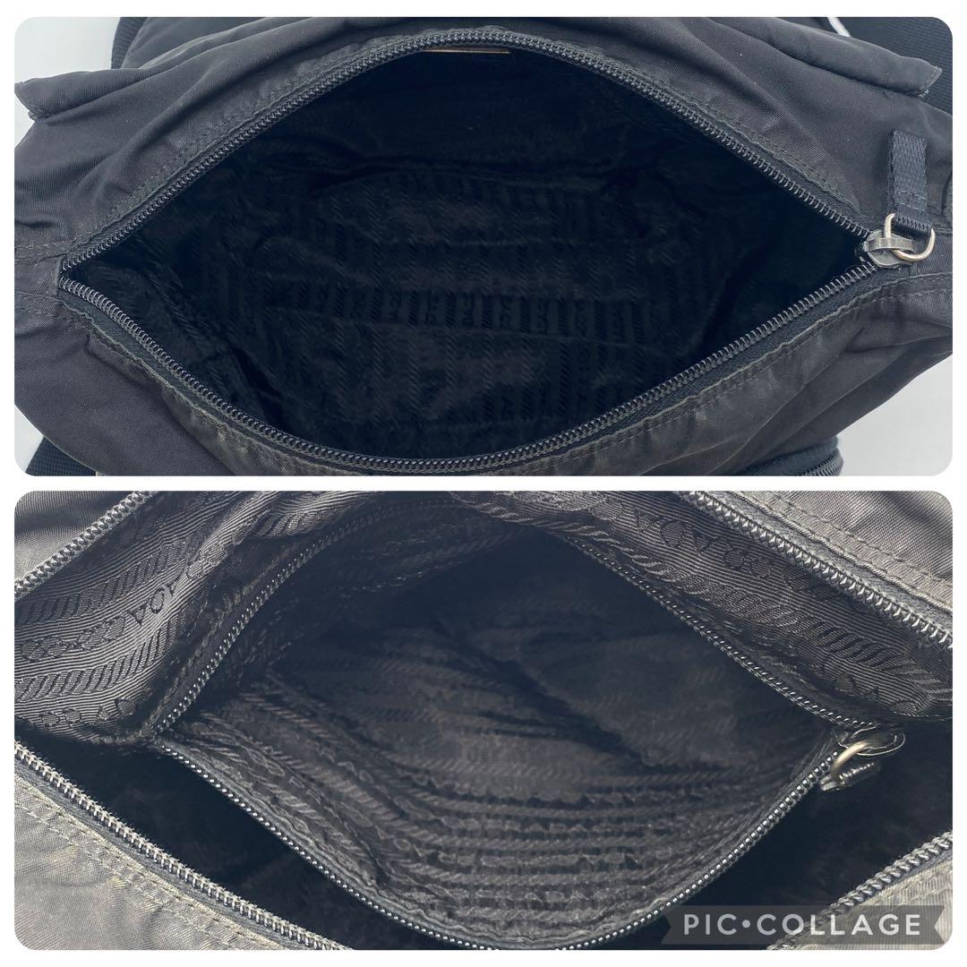 美品 プラダ テスートナイロン メッセンジャー ショルダーバッグ クロスボディ