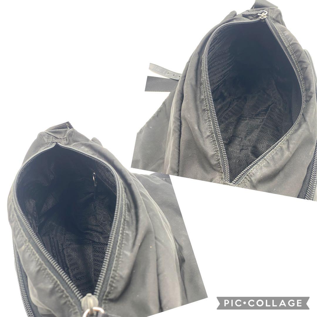 美品 プラダ テスートナイロン メッセンジャー ショルダーバッグ クロスボディ