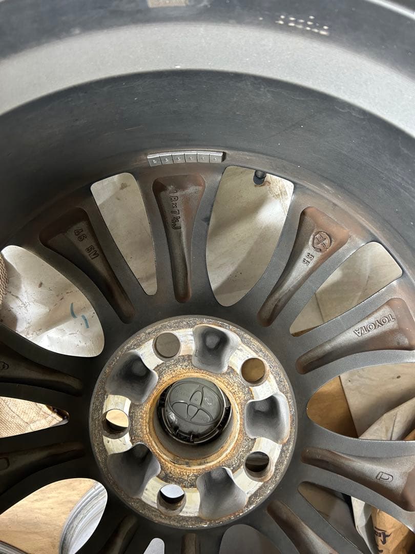 トヨタ 18インチ アルミホイール ハイグロス色