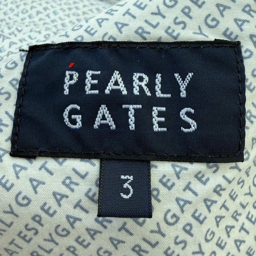 現行モデル　パーリーゲイツ　パンツ　S〜M相当　グレー　美品　コットン素材　3