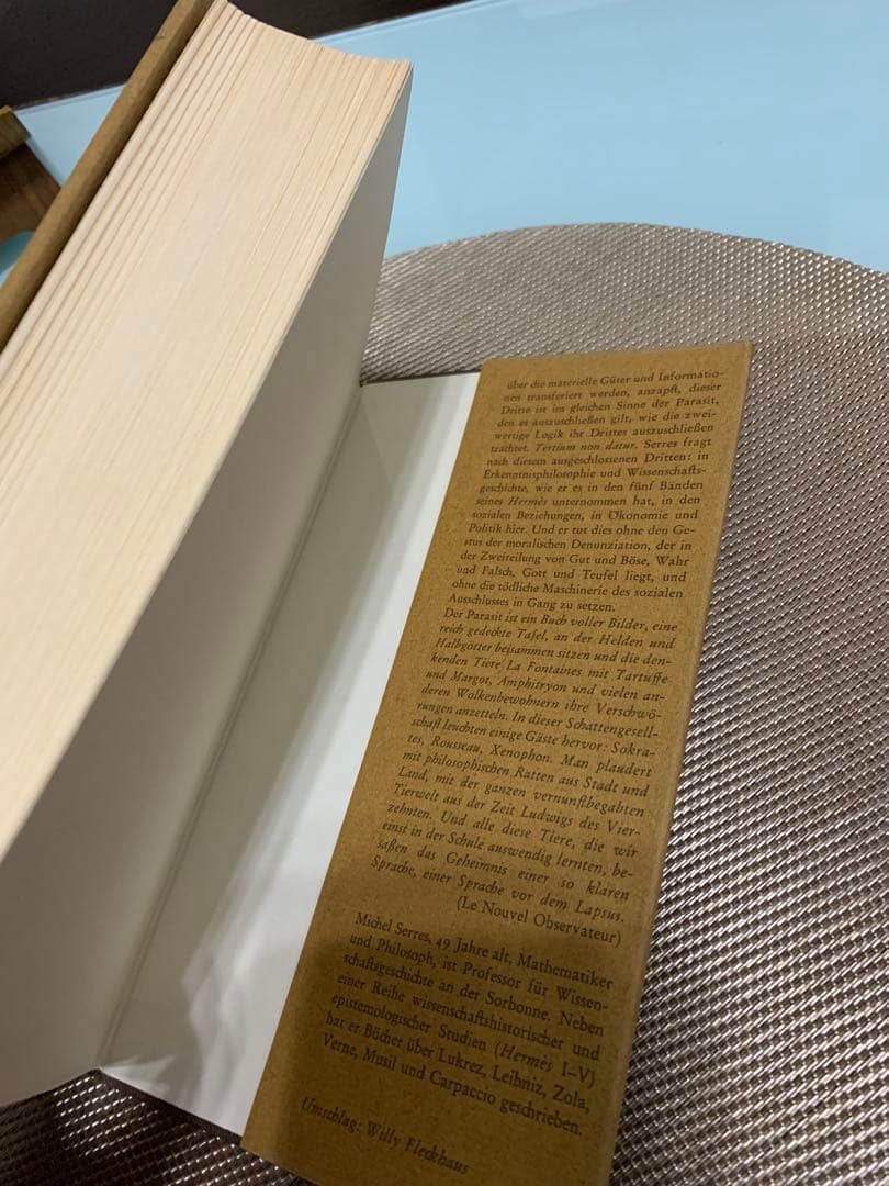 洋書 Michel Serres Der Parasit