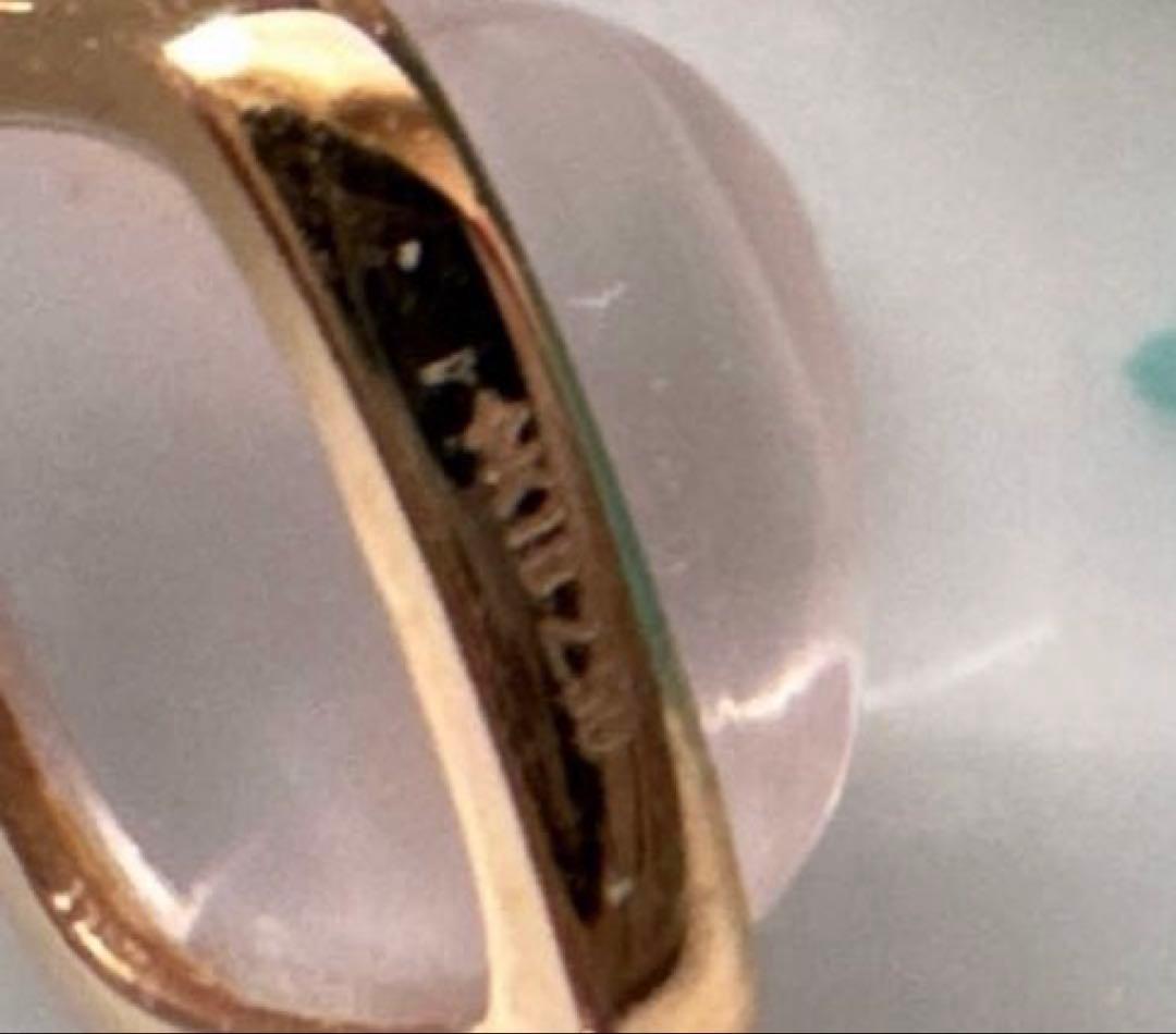 極美品✨各2.5ct✨K18PG ローズクォーツチャーム✨