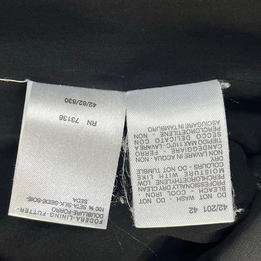 美品♪マックスマーラSPORTMAX イタリア製 ウール ロングコート ブラック