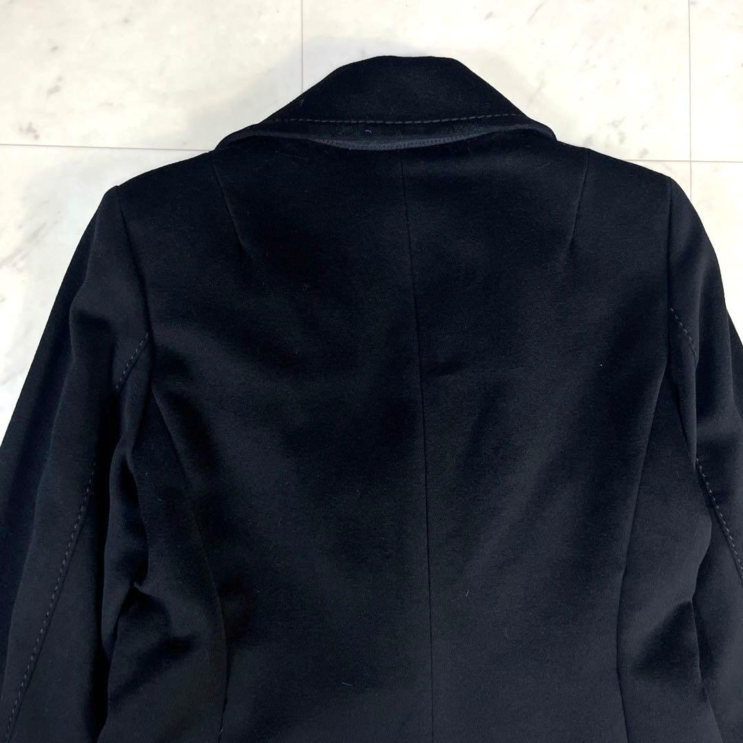 美品♪マックスマーラSPORTMAX イタリア製 ウール ロングコート ブラック