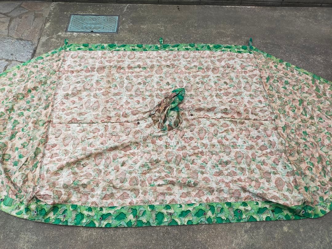 【デッドストック】トルコ軍幕 ２枚セット パップテント ①・②