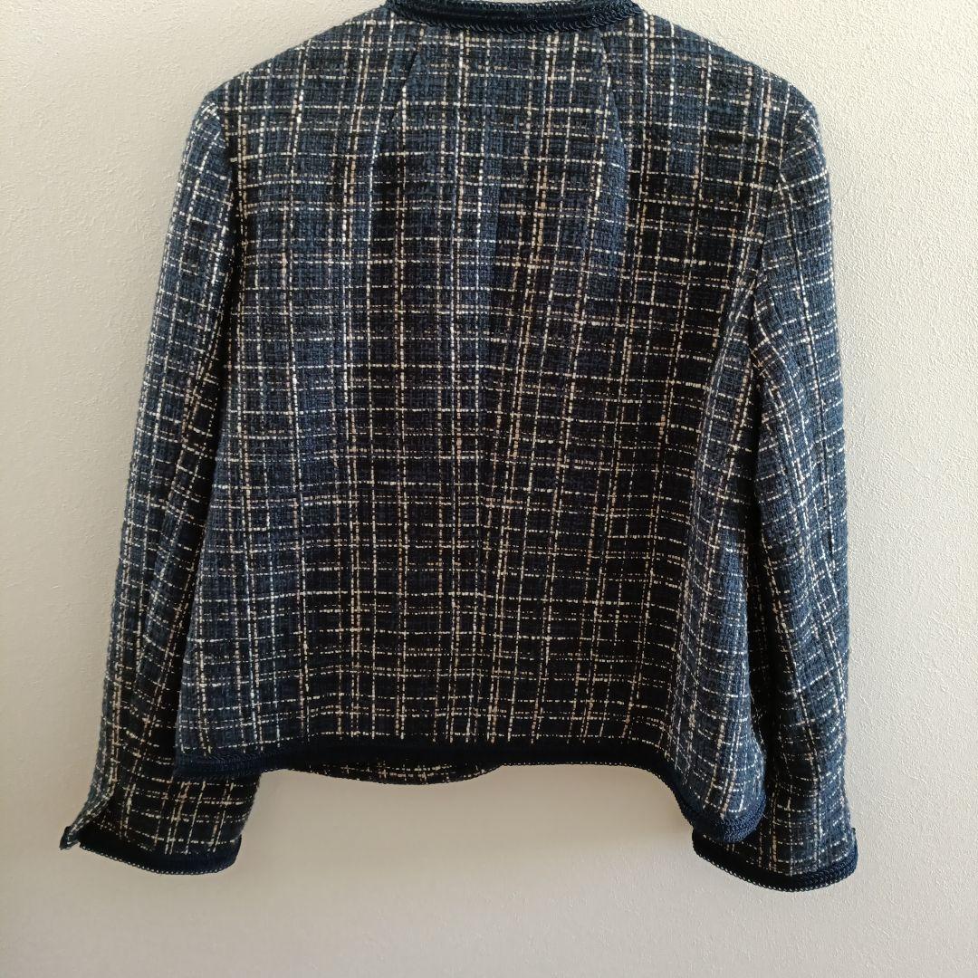 【新品】Mila Owen パッチポケット金ボタンツイードジャケット　М