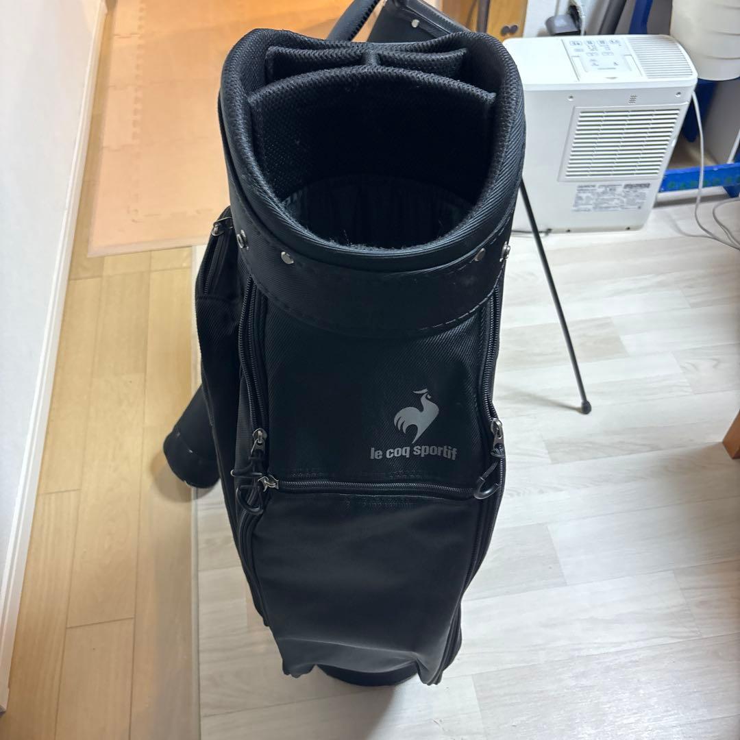 美品【2in1】ルコックゴルフ セルフクラブケース内蔵キャディバッグ