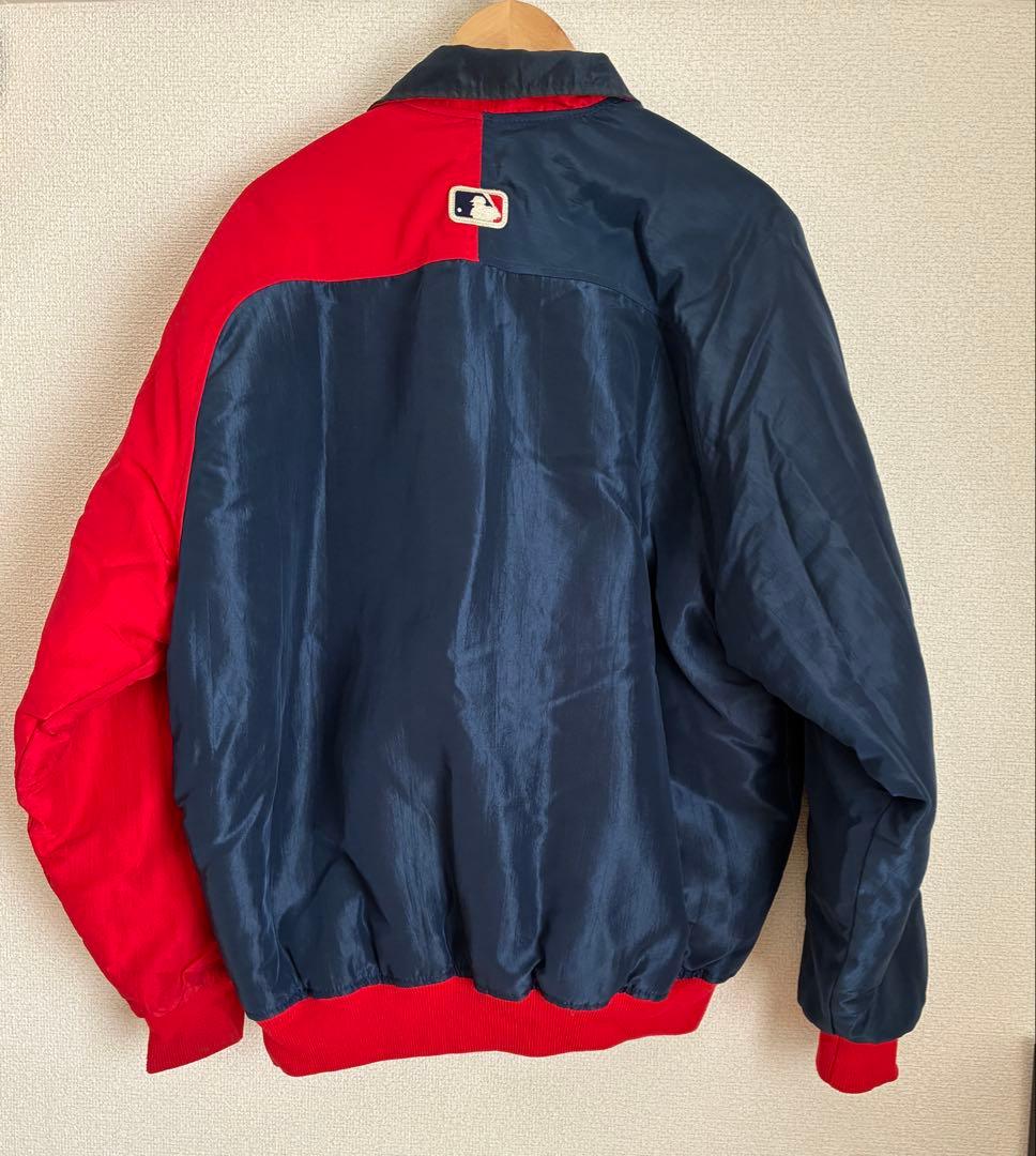 アトランタ・ブレーブス 中綿ジャケット ネイビー/レッド