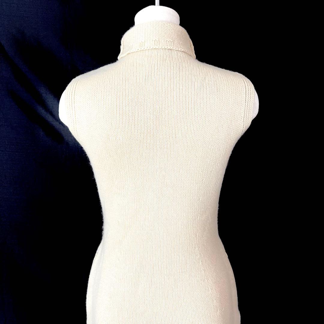 『美品』FOXEY フォクシー カシミヤ100% ノースリーブ　ワンピース 38