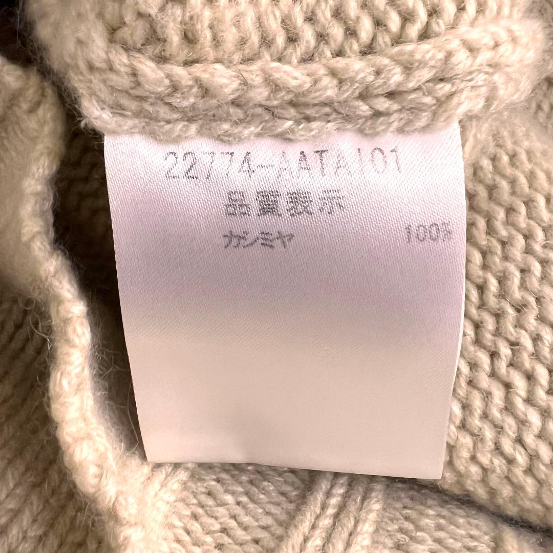 『美品』FOXEY フォクシー カシミヤ100% ノースリーブ　ワンピース 38