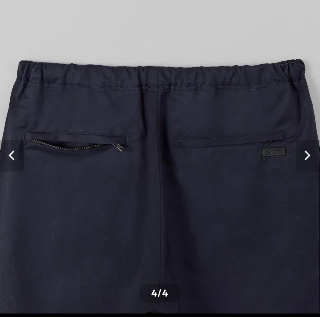 パンツ ennoy WOOL BLEND EASY PANTS (NAVY) M