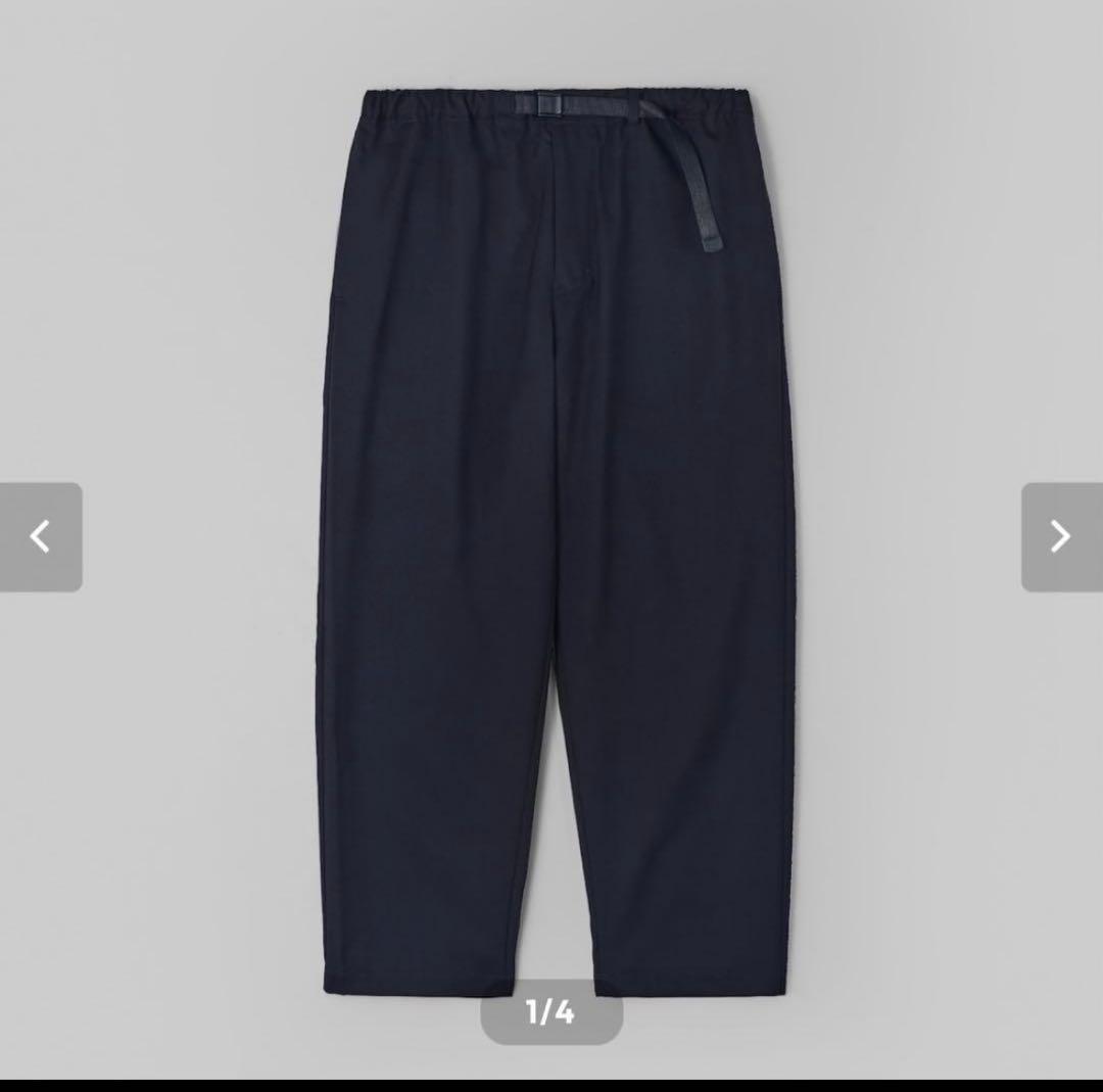 パンツ ennoy WOOL BLEND EASY PANTS (NAVY) M