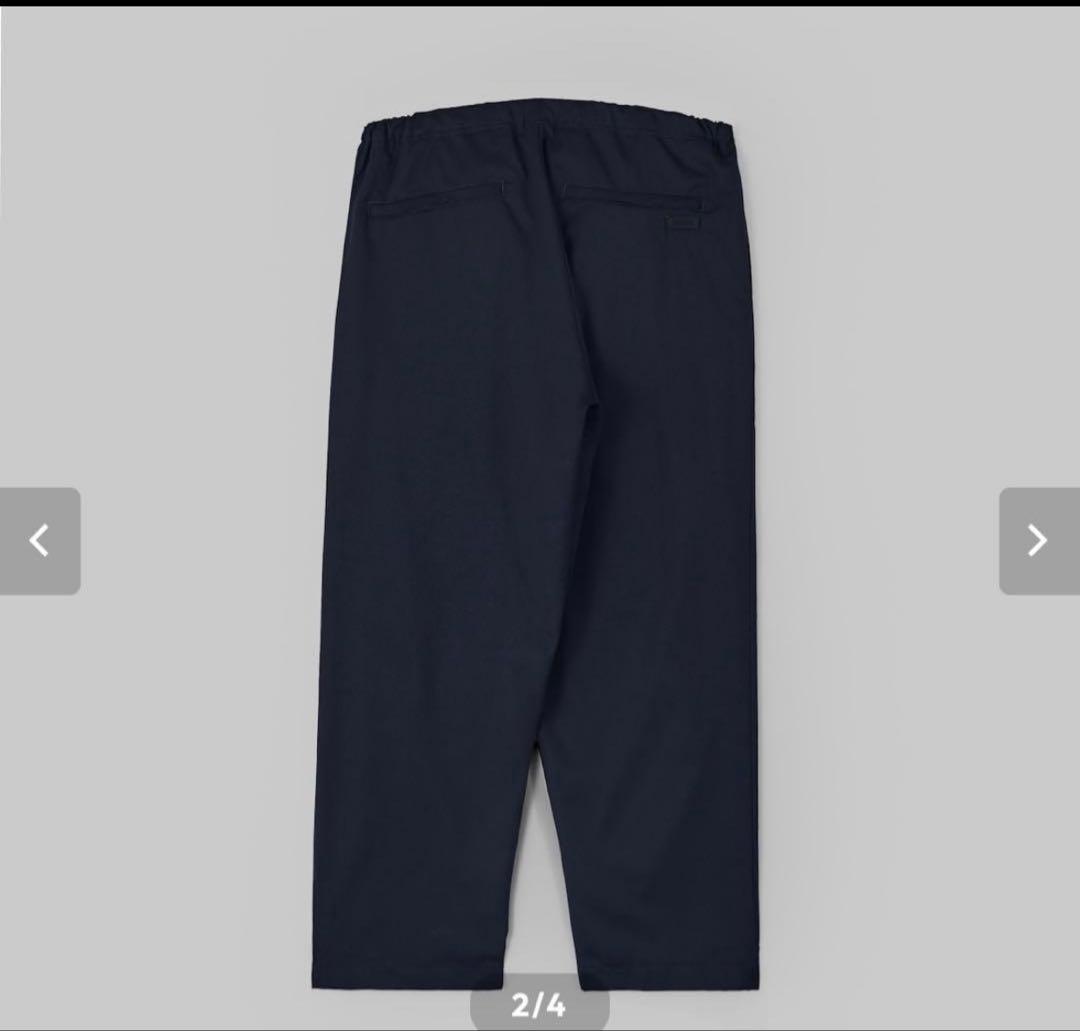 パンツ ennoy WOOL BLEND EASY PANTS (NAVY) M