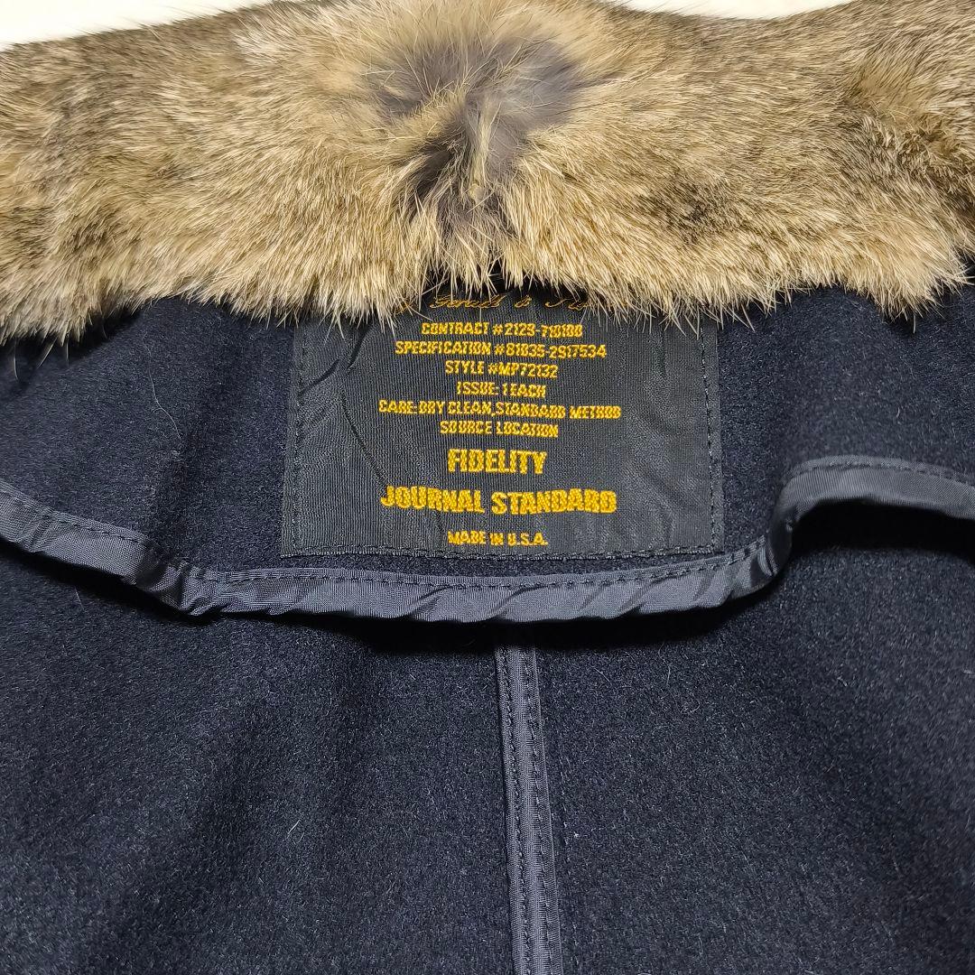 FIDELITY✕JOURNAL STANDARD ファーポンチョ USA製
