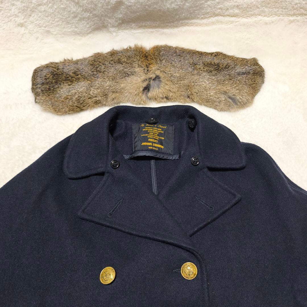 FIDELITY✕JOURNAL STANDARD ファーポンチョ USA製