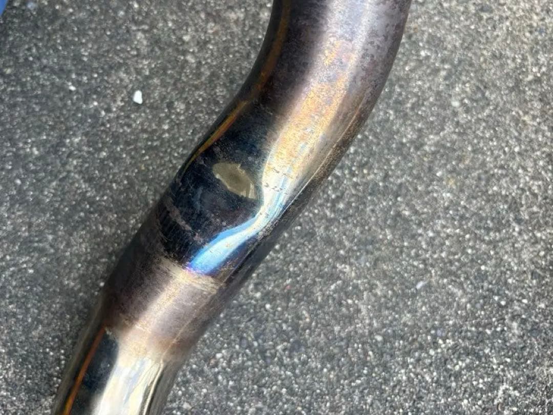 ドラックスター400 スラッシュカットマフラー