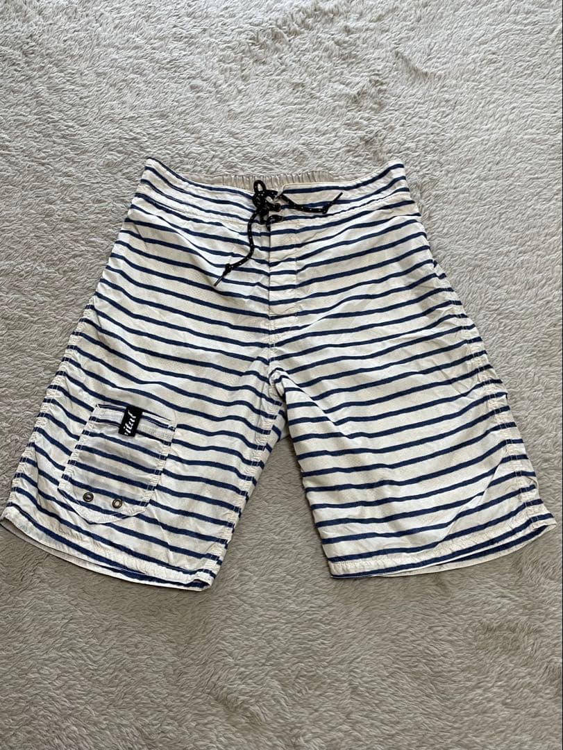 KAPITAL BEACH MIRACLE ストライプショーツ