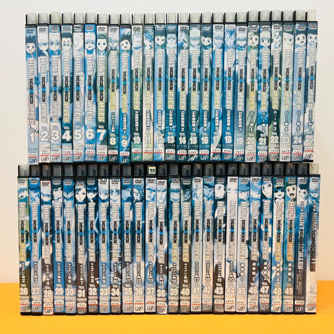 『HUNTERxHUNTER』49+2巻 計51巻セット レンタル使用済DVD
