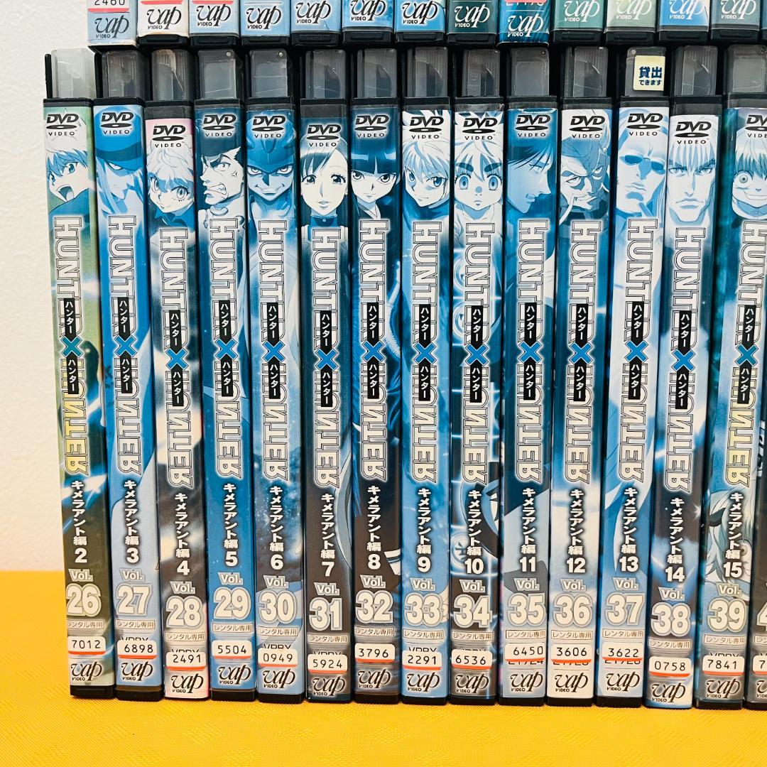 『HUNTERxHUNTER』49+2巻 計51巻セット レンタル使用済DVD