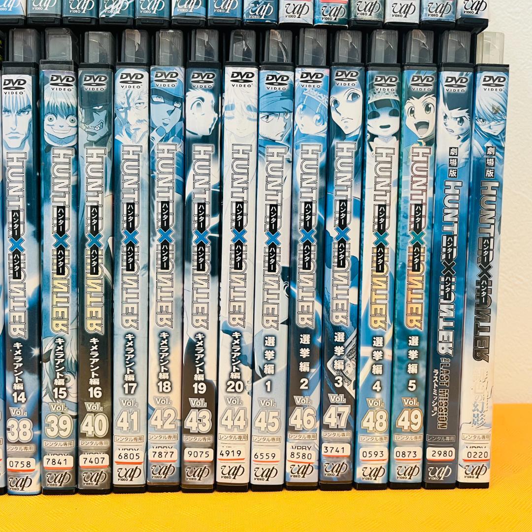『HUNTERxHUNTER』49+2巻 計51巻セット レンタル使用済DVD