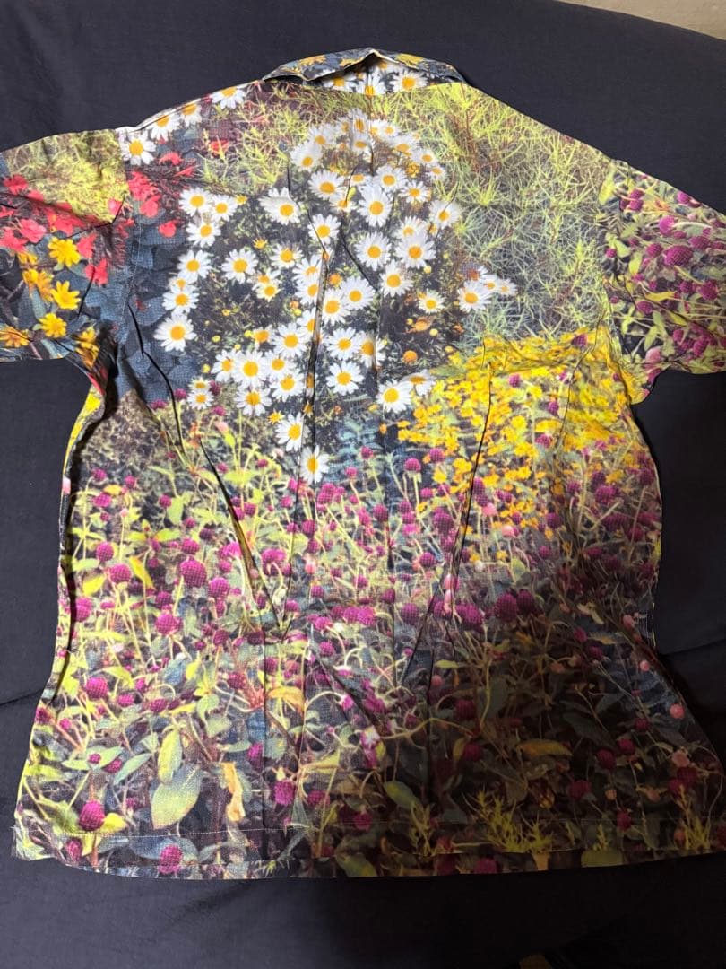 【極美品】wataru tominaga花柄転写ポロシャツ サイズ2
