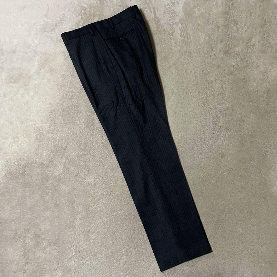 専用ヒルトン × 伊・コロンボ社 グレンチェック柄スーツ A6/T175 美品