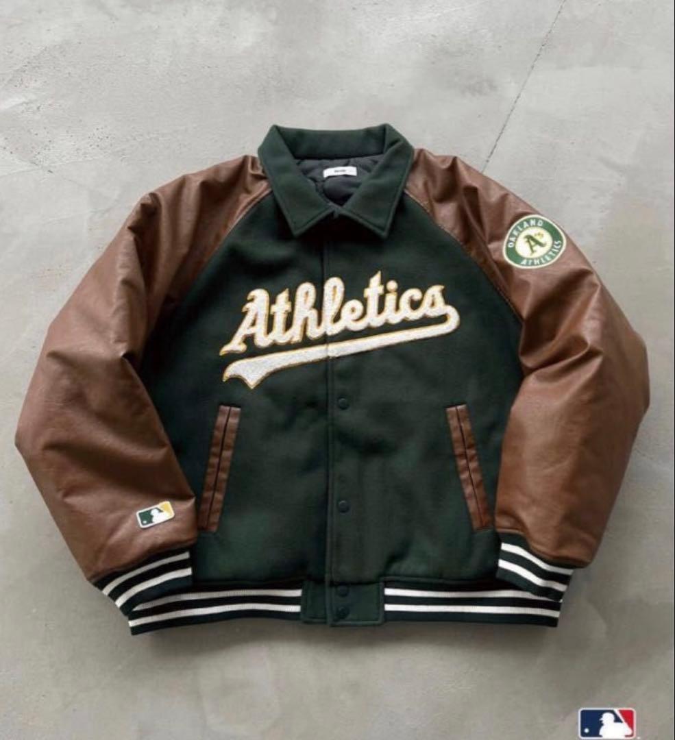 Perushu MLBコラボ アスレチックス スタジャン XL