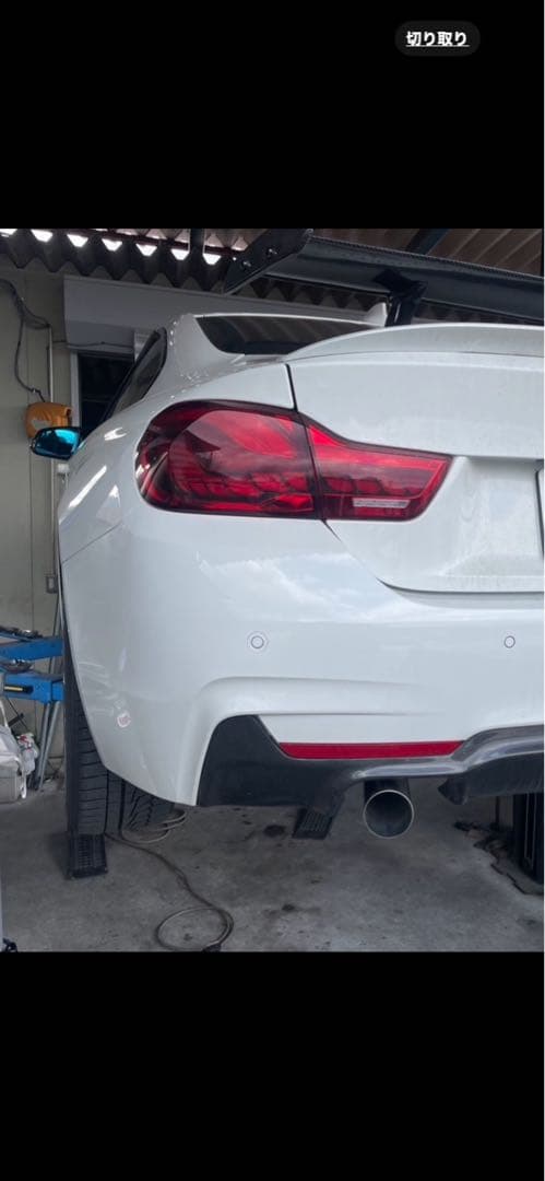  F32中間スーパースプリントマフラー　リアピースワンオフ　中間リア溶接済