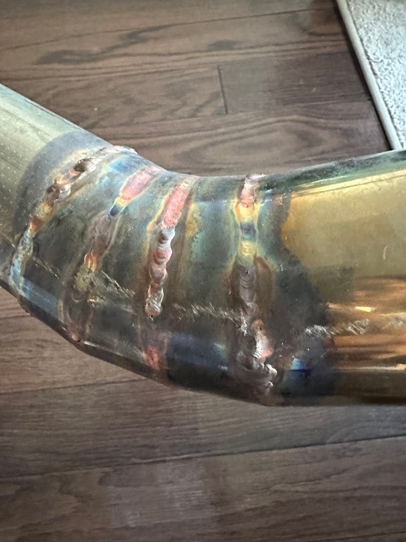  F32中間スーパースプリントマフラー　リアピースワンオフ　中間リア溶接済