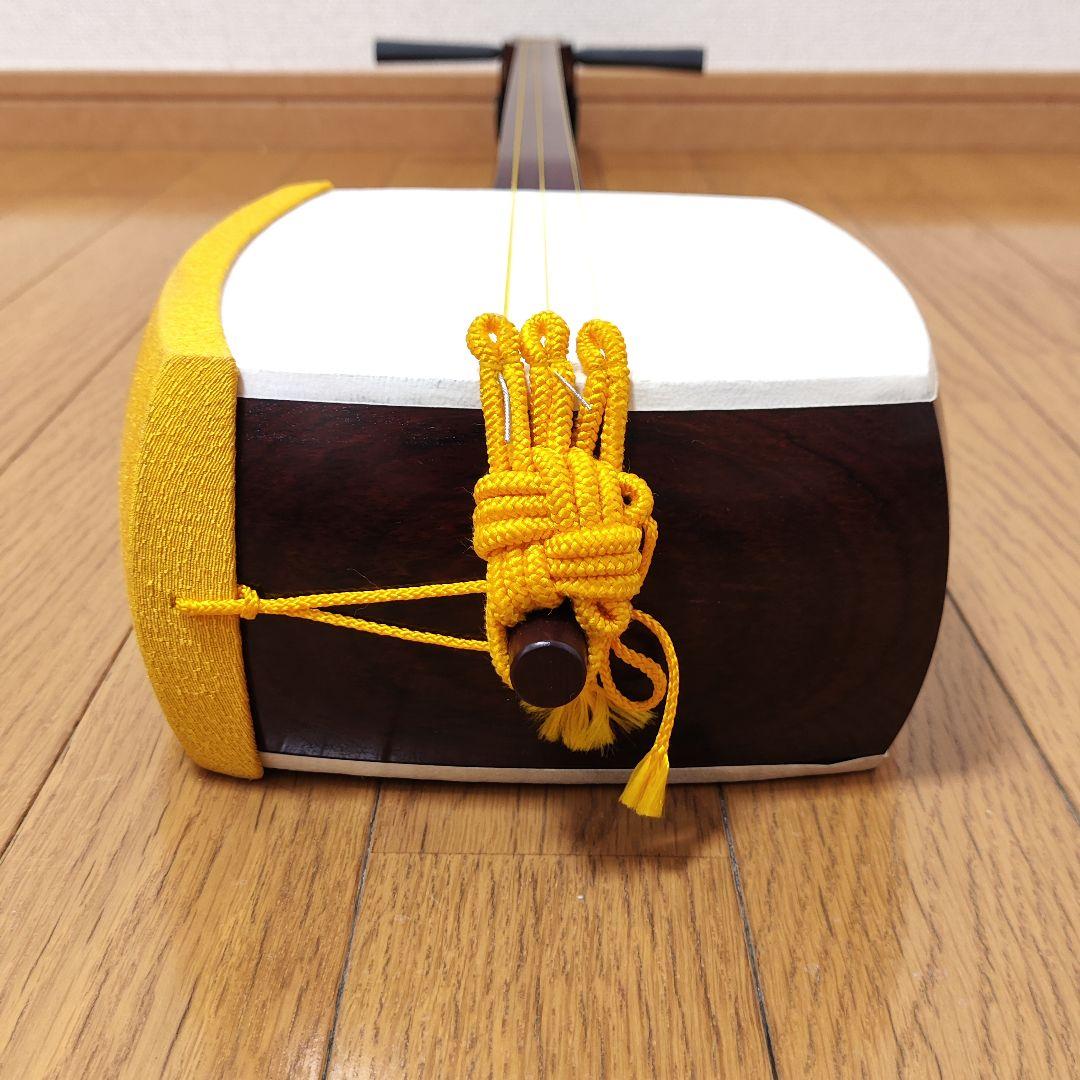 【美品】短棹 東さわり 三味線 藤本流 ハードケース付き 付属品完備