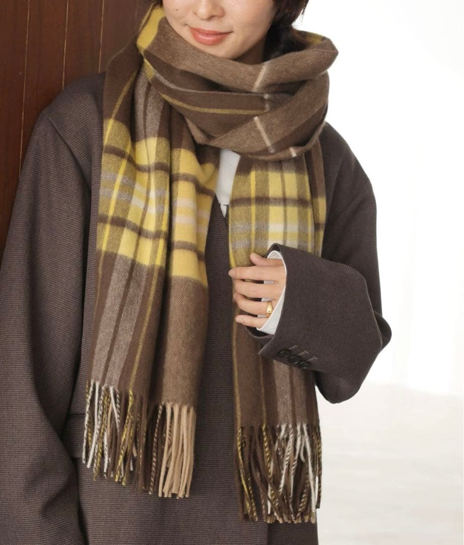 ジャーナルスタンダードレリュームRELUMEウールカシミヤストール　新品