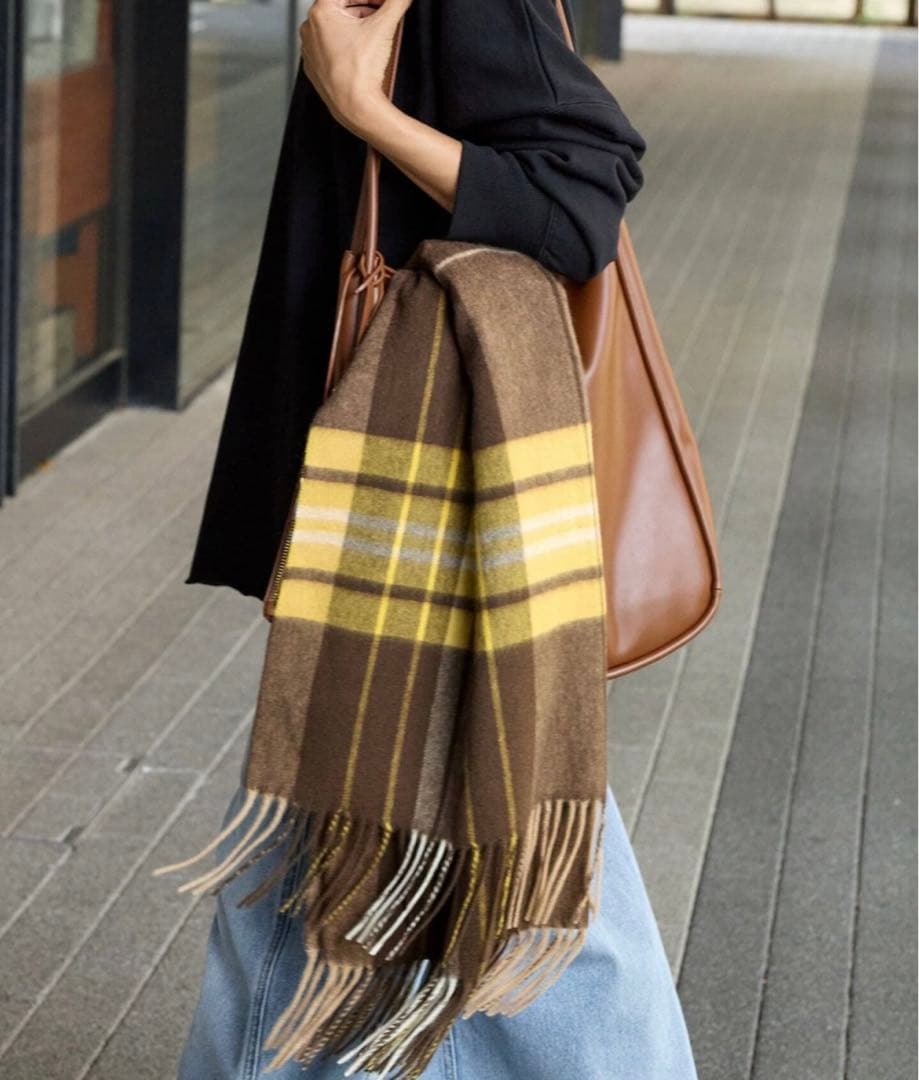 ジャーナルスタンダードレリュームRELUMEウールカシミヤストール　新品