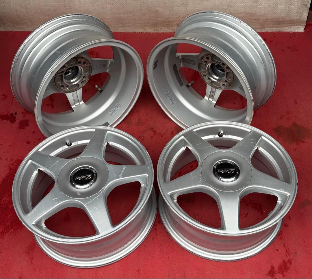 DUKE15インチ社外アルミホイール15Ｘ6.0J PCD100４本のみ販売です