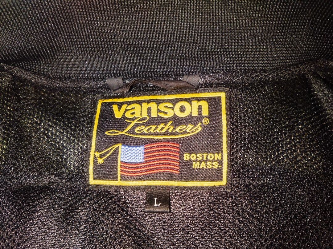 使用1回 VANSON バンソン メッシュジャケット　コミネプロテクター付き