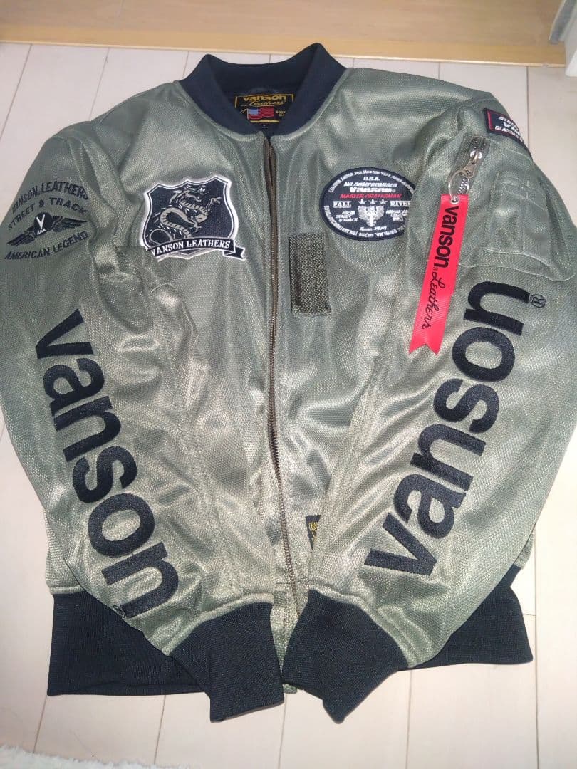 使用1回 VANSON バンソン メッシュジャケット　コミネプロテクター付き