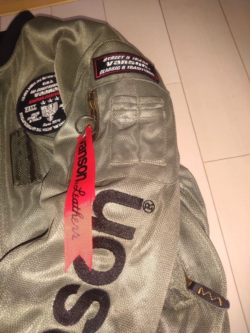 使用1回 VANSON バンソン メッシュジャケット　コミネプロテクター付き