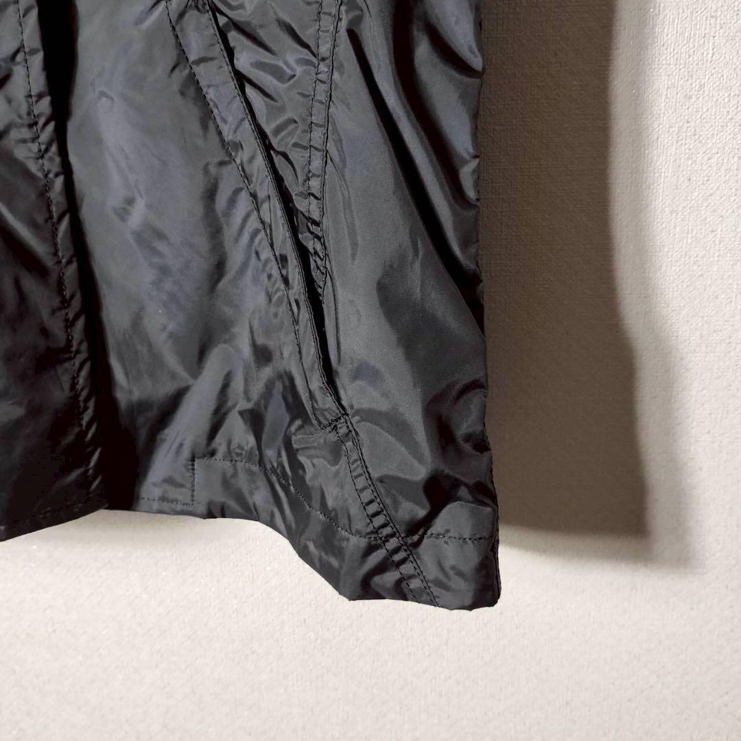 イッセイミヤケ パラシュートナイロンジャケット フード収納 中メッシュ　黒