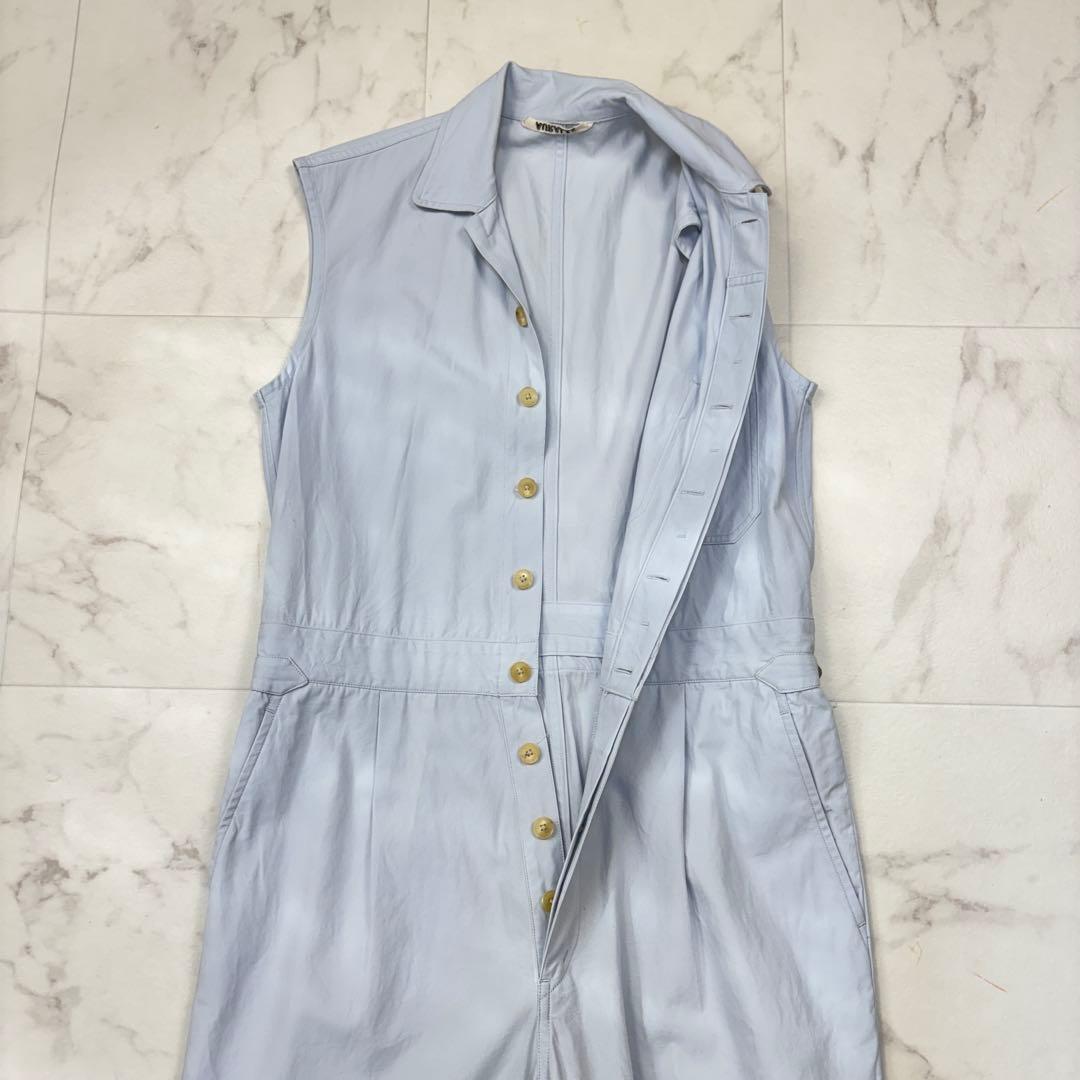 オーラリー 20SS スリーブレス　ジャンプスーツ　S オーバーオール1