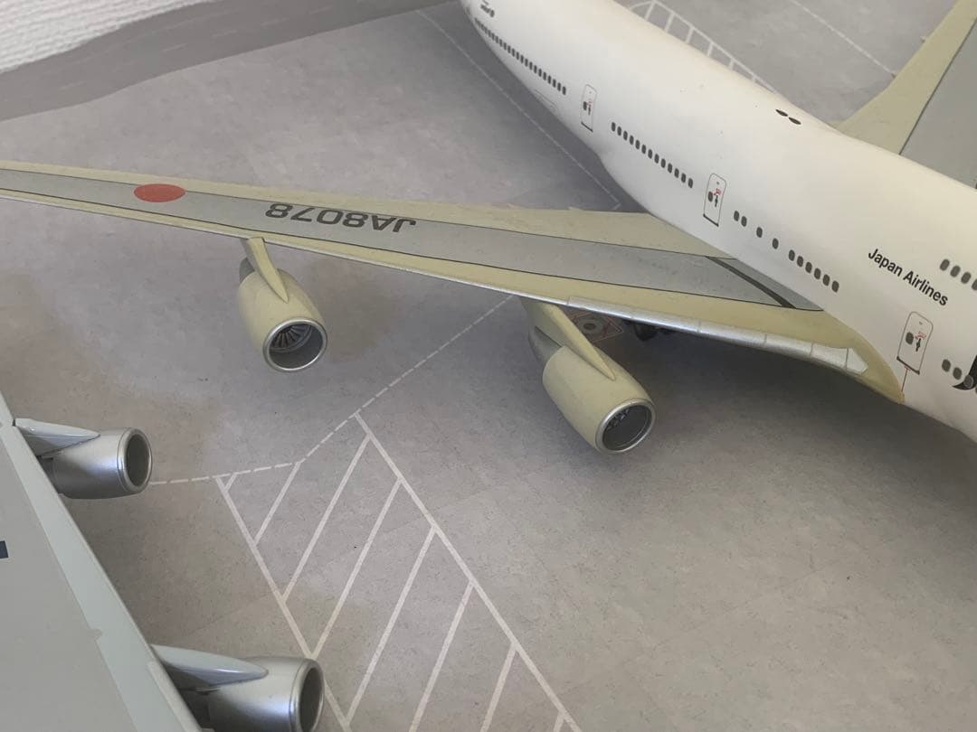 ＥＨＡ調達部‼️ホーガン製２機訳あり商品(ＪＡＬ／７４４＆ＣＯ塗装ＵＡ７４４