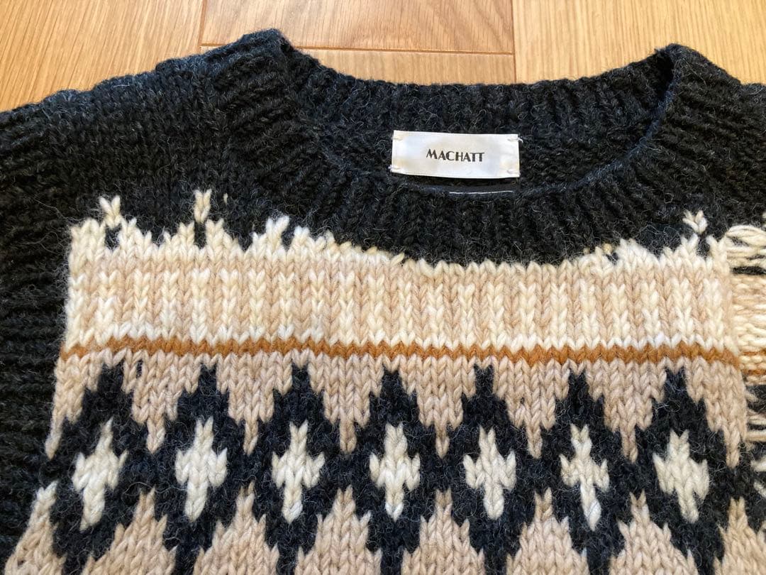 machattマチャット＊ノルディックニットベスト