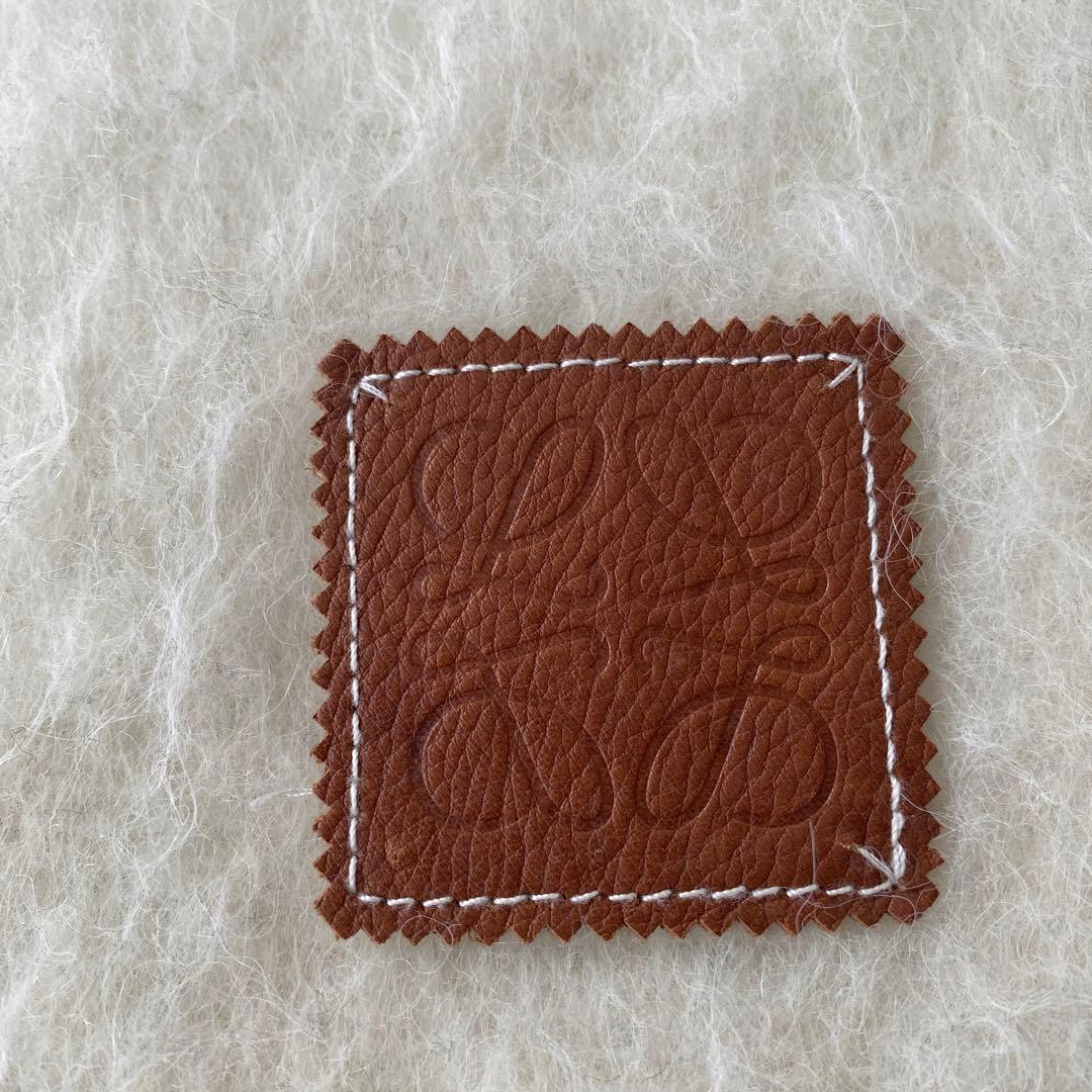 ななさん専用　LOEWE アイボリー ウール マフラー