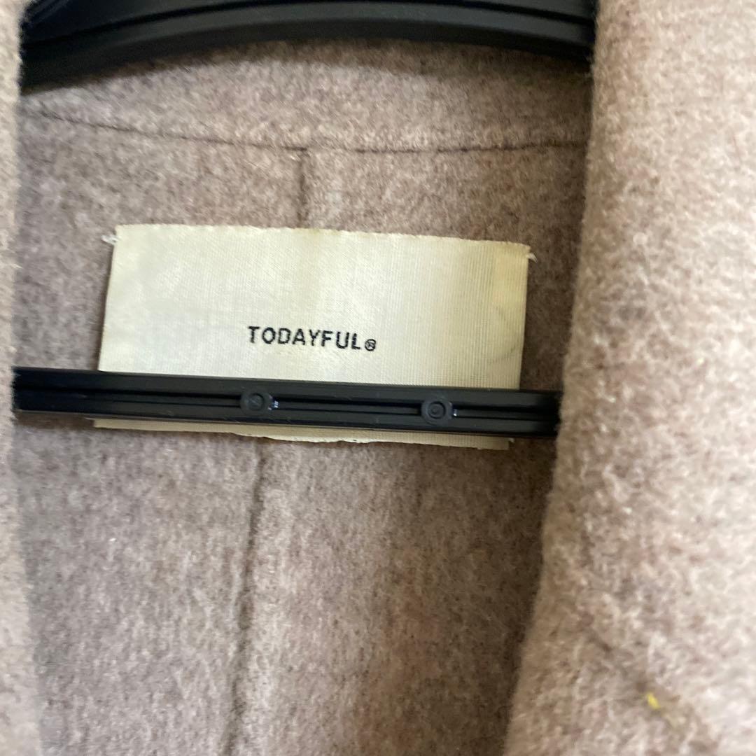 セール‼️TODAYFUL ウールオーバーコート　オートミール38