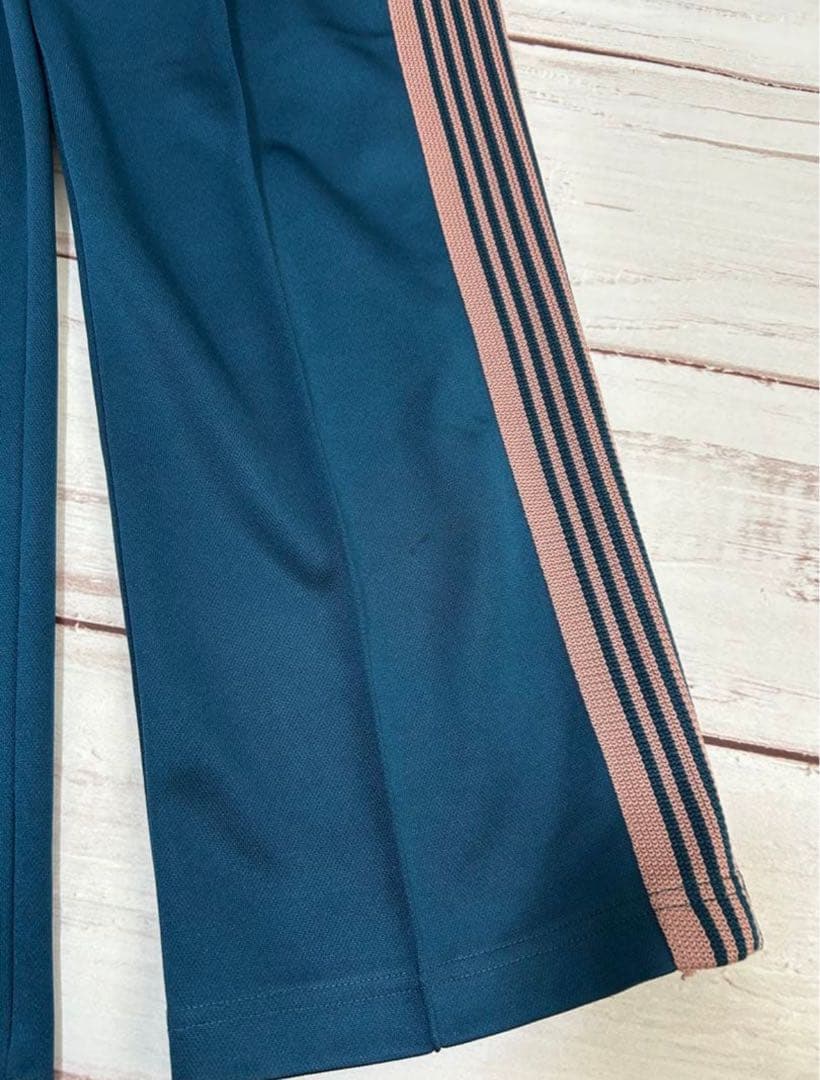 専用　needles 21ss トラックパンツ　ストレート　ティールグリーン　S