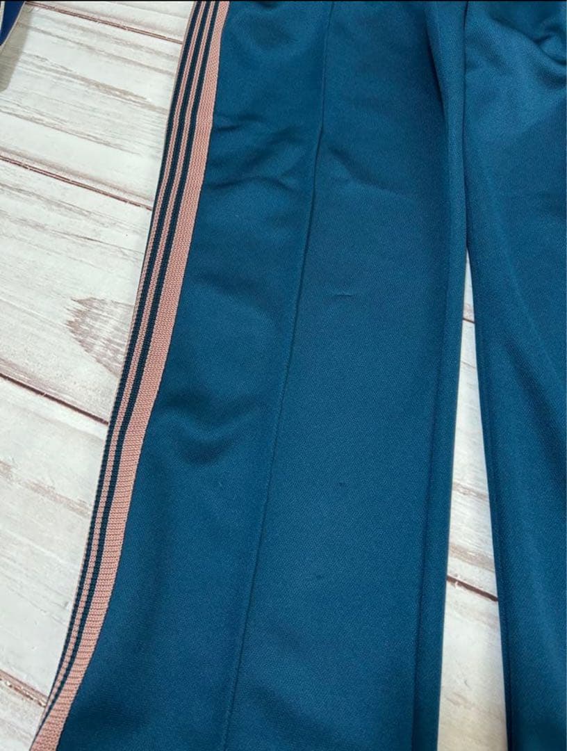 専用　needles 21ss トラックパンツ　ストレート　ティールグリーン　S