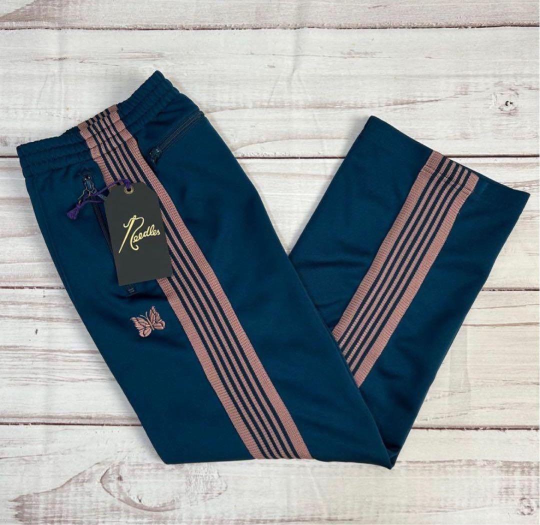 専用　needles 21ss トラックパンツ　ストレート　ティールグリーン　S