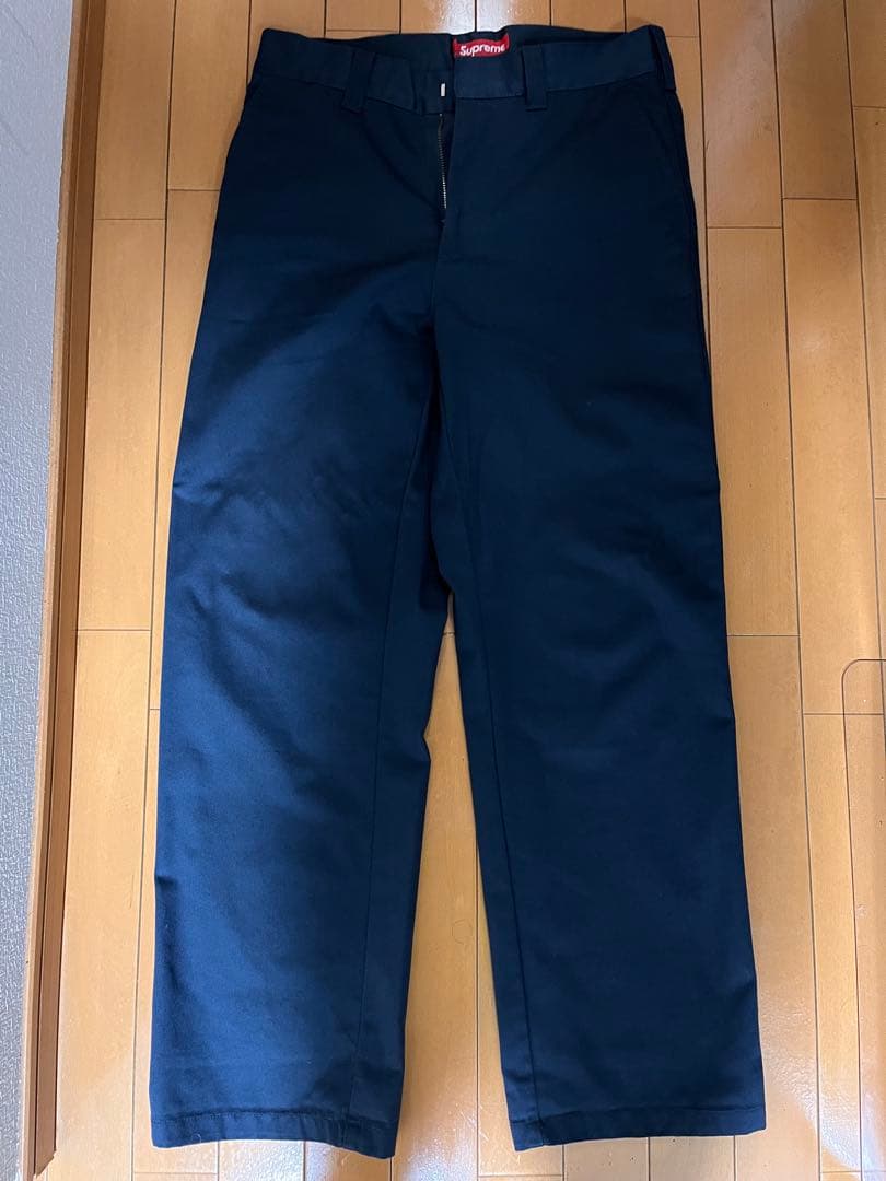 supreme ワークパンツ　30 ネイビー