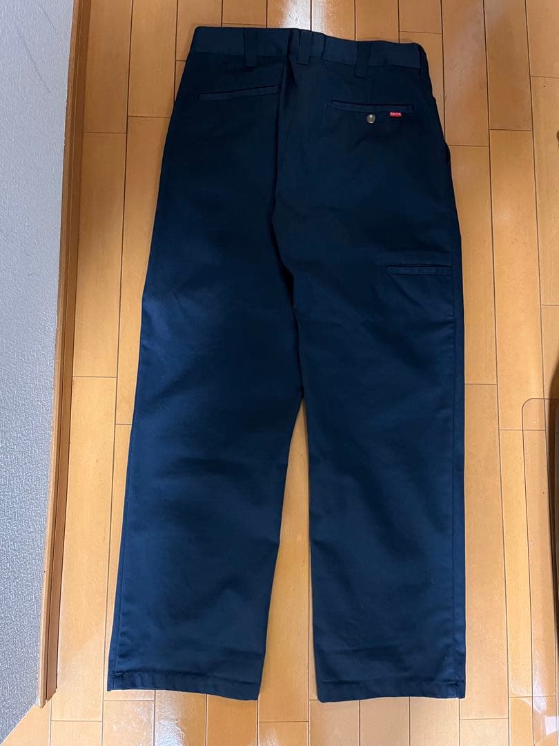 supreme ワークパンツ　30 ネイビー