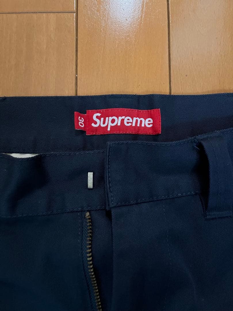supreme ワークパンツ　30 ネイビー
